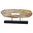 Uttermost Paol Coastal Mango Wood and Iron Sculpture in Brown and Matte Black