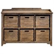 Uttermost Ardusin 6-Cubby Wood Hobby Cupboard in Driftwood and Gray Wash