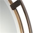 Uttermost Carrizo Contemporary MDF Iron and Glass Decorative Mirror in Bronze