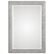 Uttermost Mossley MDF and Glass Decorative Mirror in Silver/Light Gray