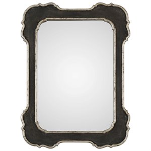 Uttermost Bellano Decorative Mirror in Aged Black
