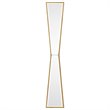 Uttermost Corbata Contemporary MDF Wood Decorative Mirror in Gold