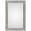 Uttermost Leiston Contemporary MDF Wood Decorative Mirror in Silver