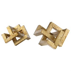 uttermost ayan 2 piece accent set in gold