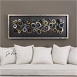 Uttermost Discs MDF Glass and Iron Shadow Box in Brown/Gold/Silver