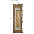 Uttermost Jaymes Contemporary Metal Wall Panel in Gold and Silver