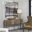 Uttermost Layers Wood Canvas and Acrylic Landscape Art in Multi-Color