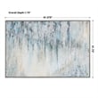 Uttermost Overcast Wood and Acrylic Abstract Art in Blue/Gray/Silver/White