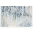 Uttermost Overcast Wood and Acrylic Abstract Art in Blue/Gray/Silver/White