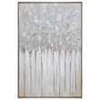 Uttermost Strength In Numbers Wood Acrylic Abstract Art in Gray/Charcoal/Beige