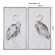 Uttermost Summer Birds Wood Acrylic Framed Art in Multi-Color (Set of 2)