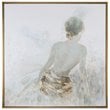 Uttermost Gold Highlights Pine Canvas and Acrylic Feminine Art in Multi-Color