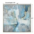 Uttermost Meditation Contemporary Wood Canvas Acrylic Art in Multi-Color