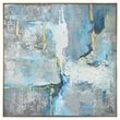 Uttermost Meditation Contemporary Wood Canvas Acrylic Art in Multi-Color