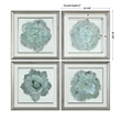 Uttermost Natural Beauties Glass Botanical Prints in Multi-Color (Set of 4)