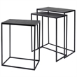 Uttermost Coreene 3-Piece Iron and Aluminum Nesting Table Set in Bronze