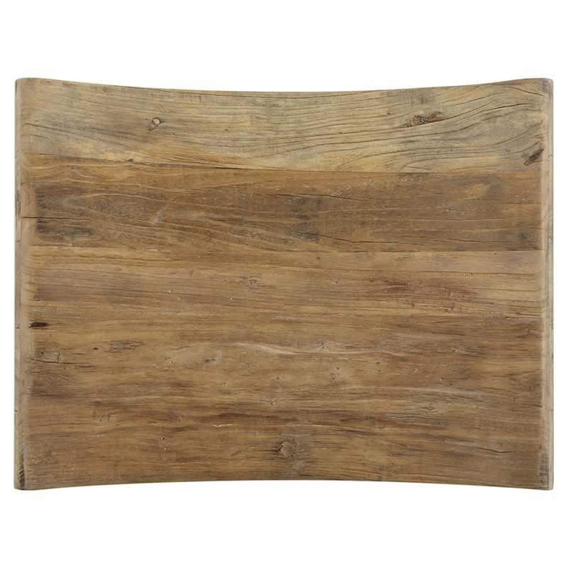 Uttermost Connor Coastal Reclaim Elm Wood Foot Stool in Natural