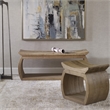 Uttermost Connor Coastal Reclaim Elm Wood Foot Stool in Natural