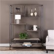 Uttermost Sherwin Recycled Pine and Iron Bookcase in Aged Black and Natural