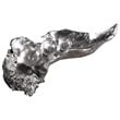 Uttermost Three Peas in A Pod Resin and Crystal Sculpture in Silver/Clear