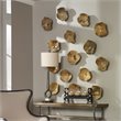 Uttermost Tamarine 3-Piece Coastal Wood Wall Sculpture Set in Natural and Gray