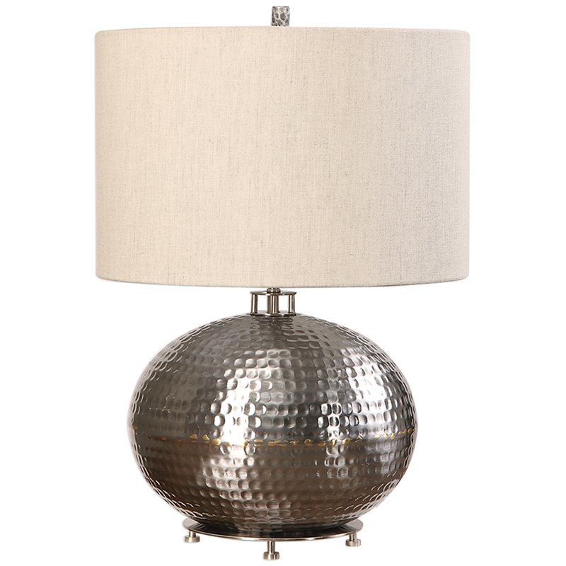 gold sphere table lamp