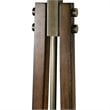 Uttermost Boydton Iron and Linen Floor Lamp in Honey and Light Beige