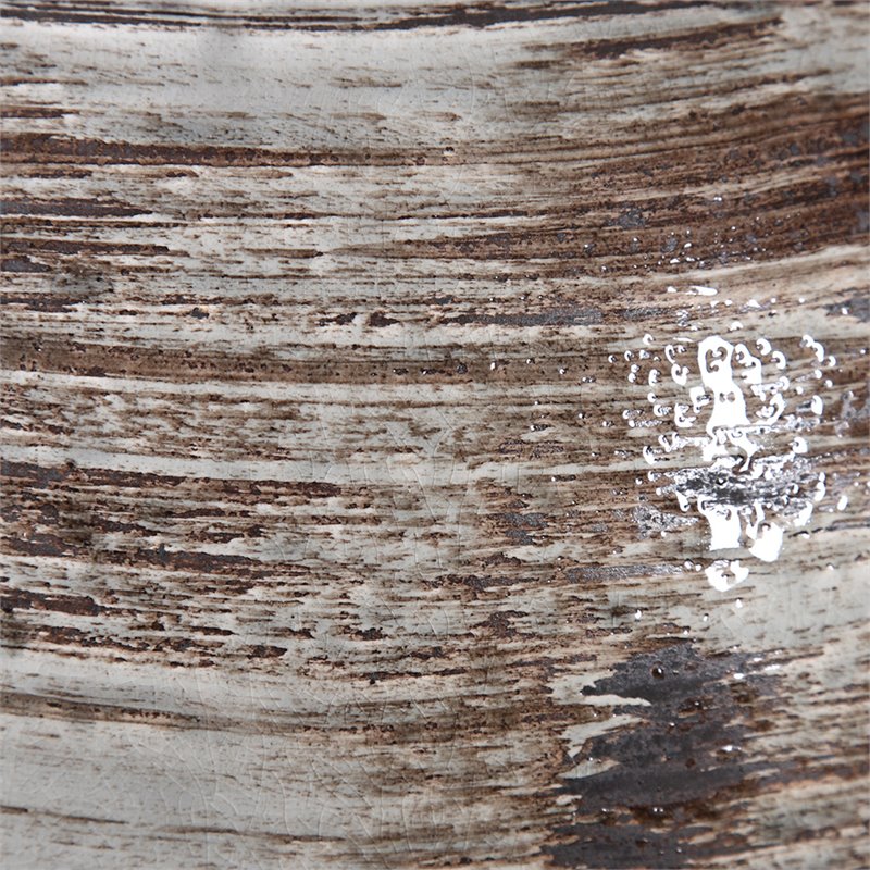 Uttermost Tamula Ceramic and Iron Table Lamp in Blue Gray/Nickel/Beige