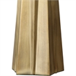 Uttermost Maris Contemporary Steel Table Lamp in Brass and Light Beige