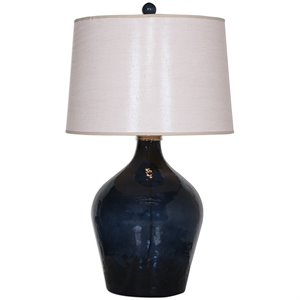 Uttermost Lamone Coastal Aluminum Table Lamp in Blue and Brown