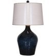 Uttermost Lamone Coastal Aluminum Table Lamp in Blue and Brown
