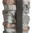Uttermost Kodiak Concrete Steel and Fabric Table Lamp in Gray and Black