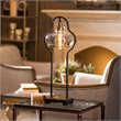 Uttermost Cotulla Metal and Resin Table Lamp in Aged Black and Antique Brass