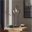 Uttermost Cotulla Metal and Resin Table Lamp in Aged Black and Antique Brass