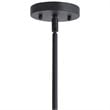 Uttermost Thales 3-Light Stainless Steel Geometric Pendant Light in Black