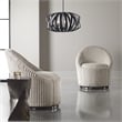 Uttermost Thales 3-Light Stainless Steel Geometric Pendant Light in Black