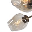 Uttermost Chet 12-Light Steel and Glass Sputnik Chandelier in Antique Brass