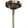Uttermost Chet 12-Light Steel and Glass Sputnik Chandelier in Antique Brass
