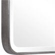 Uttermost Aramis Contemporary Iron and Glass Wall Mirror in Silver Leaf
