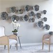 Uttermost Teo Coastal Tamarind Wood Wall Art in Soft Blue Green (Set of 3)