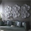 Uttermost Ripley Coastal Iron Metal Wall Art in Metallic Pewter