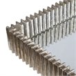 Uttermost Talmage Polyresin and MDF Wood Mirrored Tray in Silver Leaf
