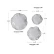 Uttermost Abella Coastal Ceramic Wall Decor in White (Set of 3)
