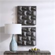Uttermost Pickford Farmhouse Fir Wood and MDF Wall Decor in Aged Gray