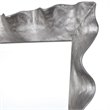 Uttermost Haya Iron Metal and MDF Wood Vanity Mirror in Silver Leaf