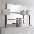 Uttermost Rowling Modern Metal MDF and Glass Mirror in Gold Leaf (Set of 3)