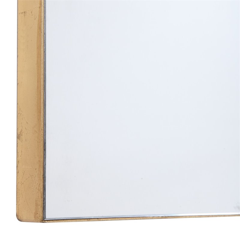 Uttermost Rowling Modern Metal MDF and Glass Mirror in Gold Leaf (Set of 3)