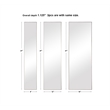 Uttermost Rowling Modern Metal MDF and Glass Mirror in Gold Leaf (Set of 3)