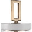 Uttermost Hayworth Seeded Glass and Marble Containers in White (Set of 2)