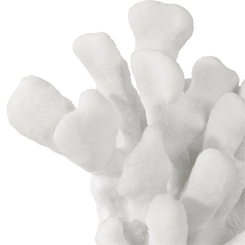Uttermost Charbel Coastal Resin and Crystal Bookend in White (Set of 2)